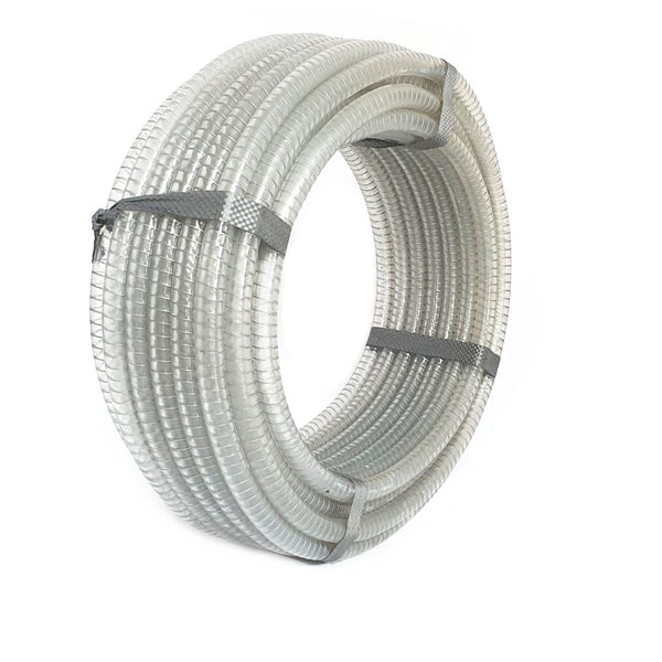 Steel Wire Helix Clear Lightweight Suction Hose, Food Contact, Non-Toxic 