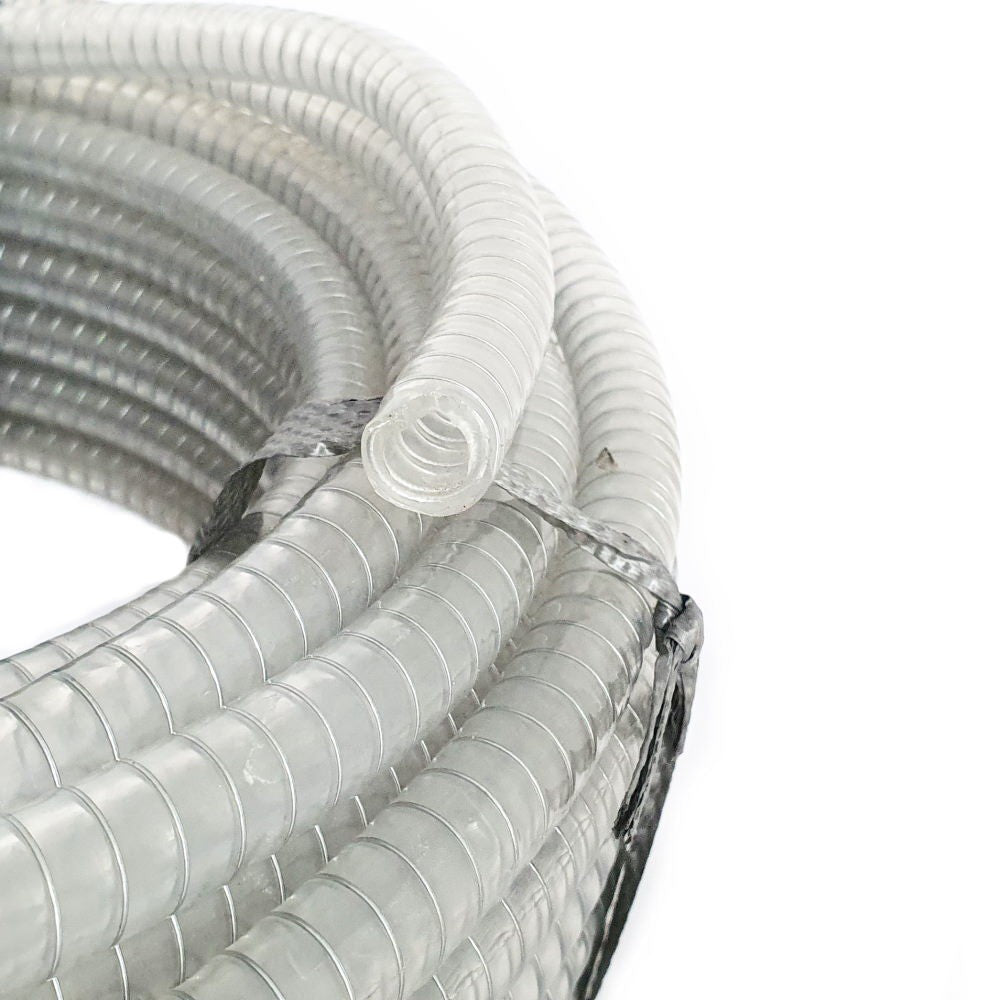 25 mm Steel Wire Helix Suction Hose: Heavy Duty, Food Grade, Non-toxic PVC Tube
