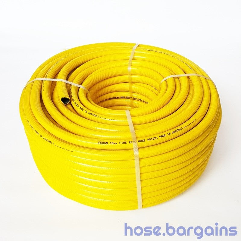 Fire Hose 19mm x 100 metres - UV Stabilised Ribbed Australia 3/4" Fire Reel XW