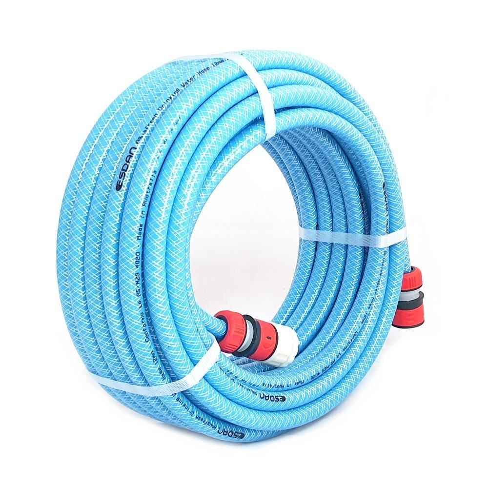Fitted Drinking Water Hose 10m Food Grade Australian Caravan Boat 3Yr W'ty DD