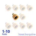 Brass Garden Water Hose Tap Adaptor 12mm 1/2