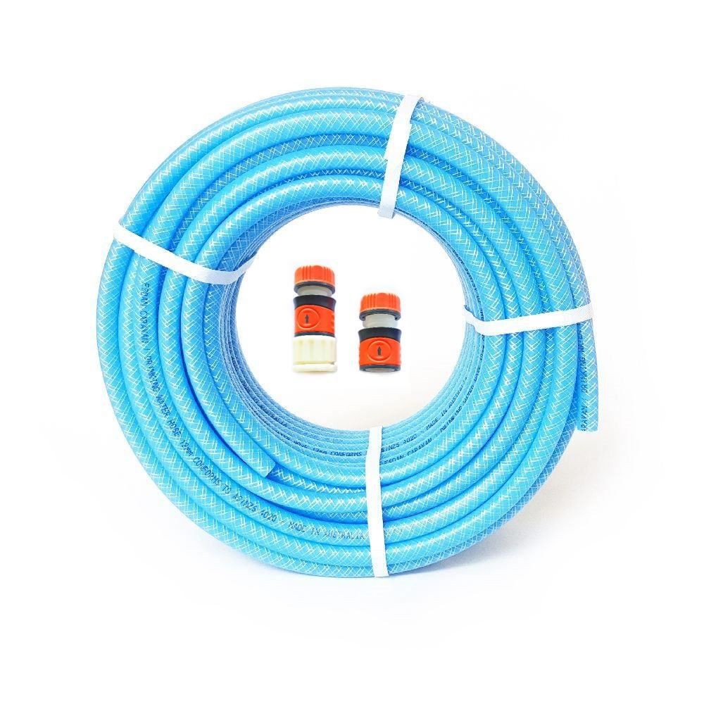 Fitted Drinking Water Hose 100m Food Grade Australian Caravan Boat 6Yr W'ty DD