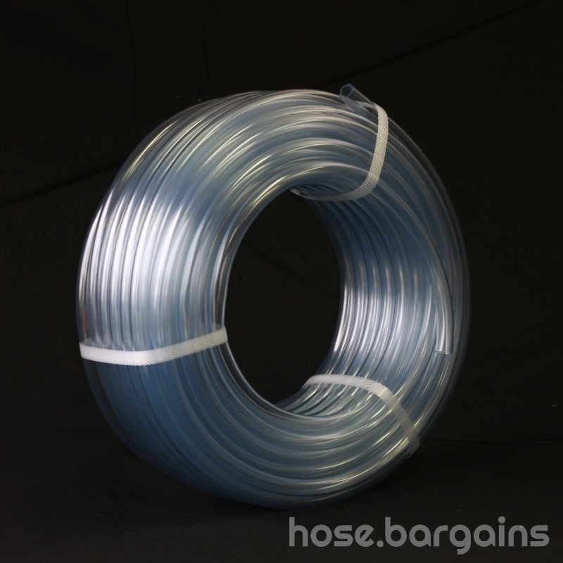 Clear Vinyl Tubing 12.5mm x 30m Food Grade PVC Plastic Tube AS2070 Water Hose XW